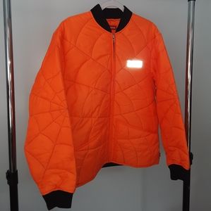 Spider Web Quilted Work Jacket Size L